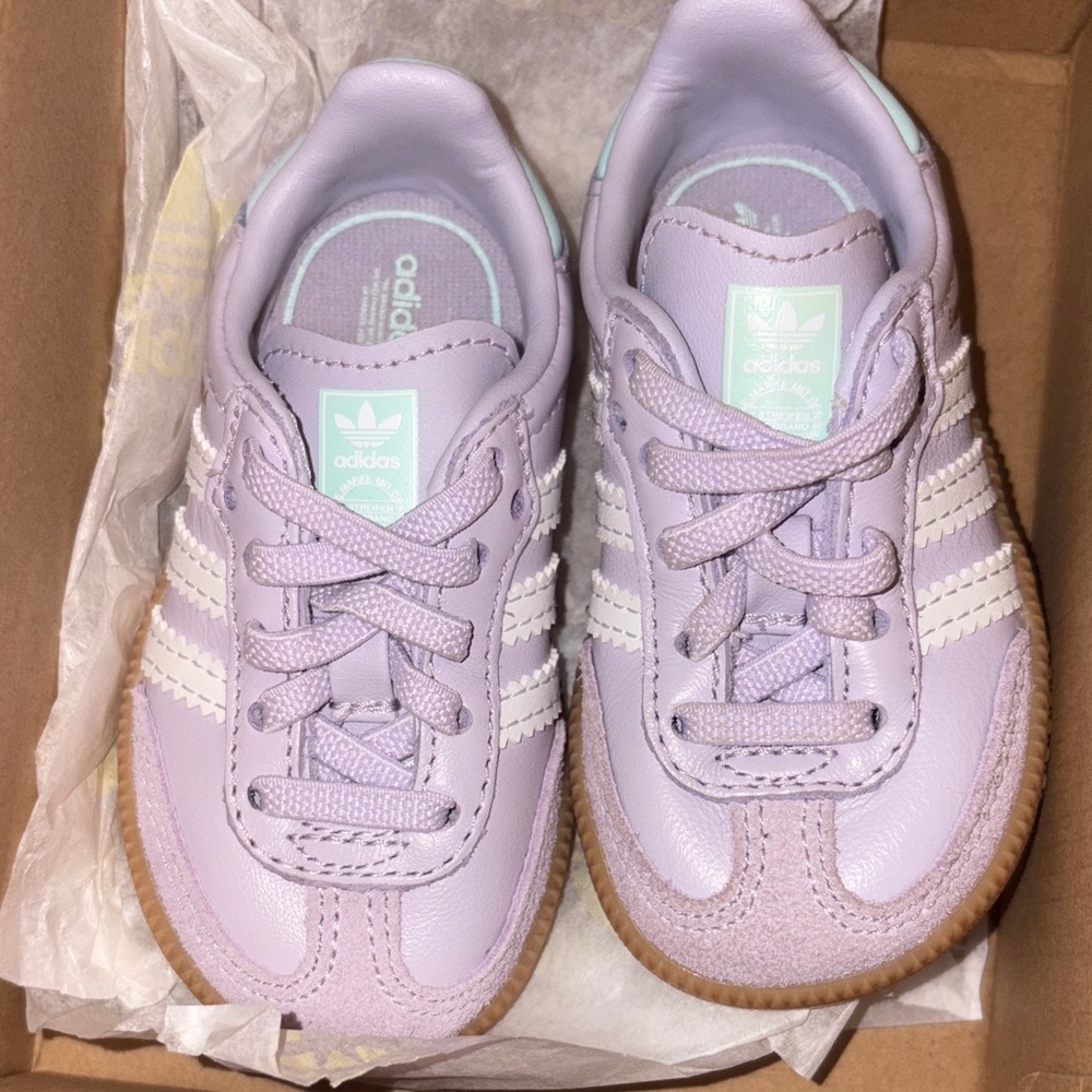 Adidas Kids Light Purple Sneakers